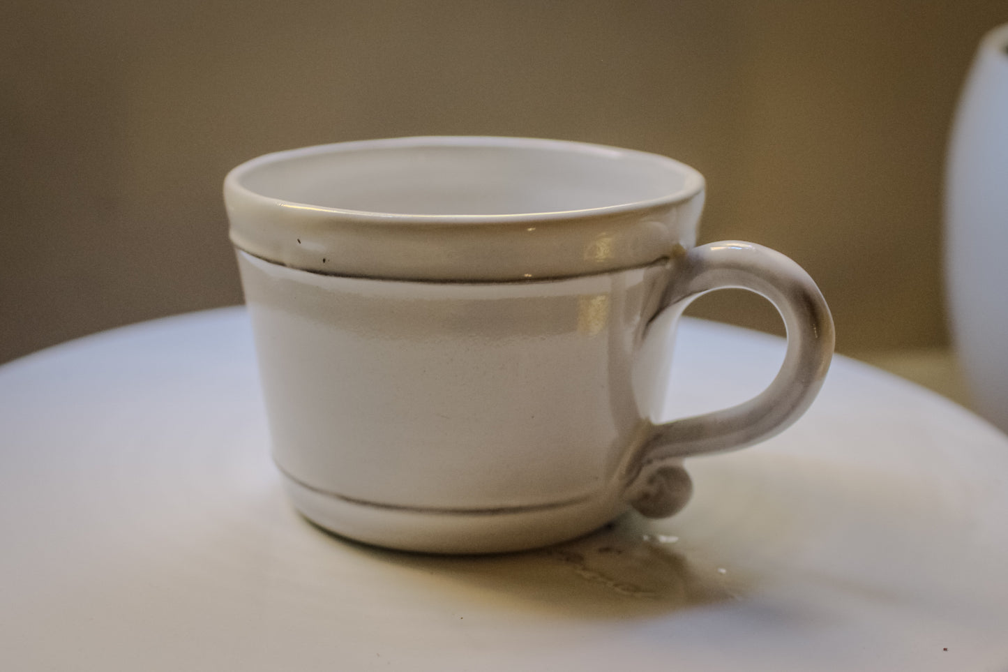 Taza de café de cerámica hecha a mano Bastide 8 colores.