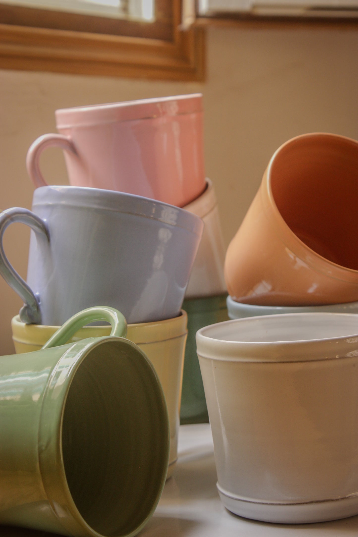 Taza de cerámica Bastide hecha a mano 8 colores