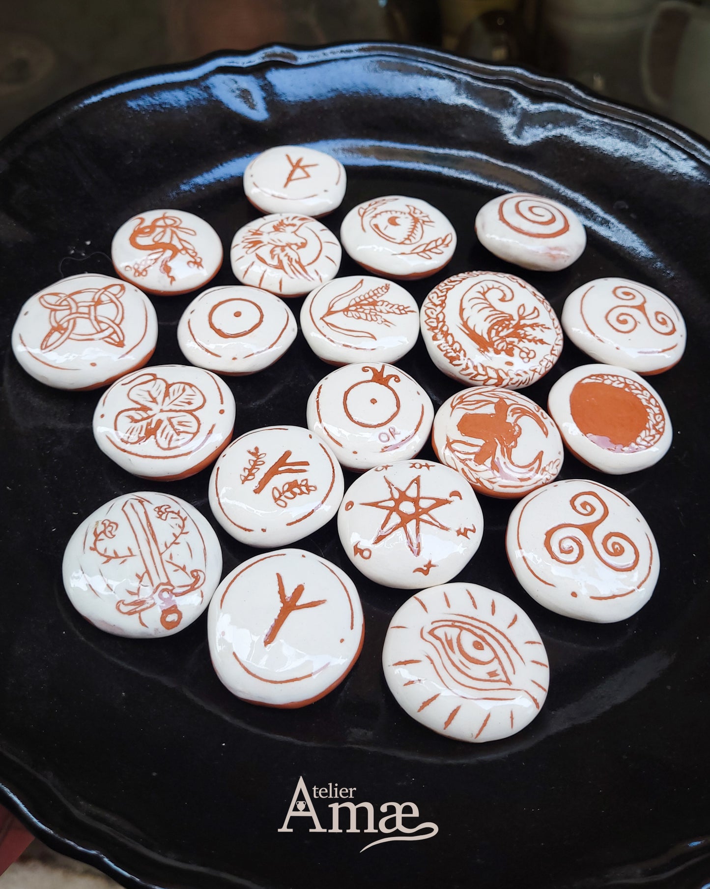 Engraved Talisman Pebbles