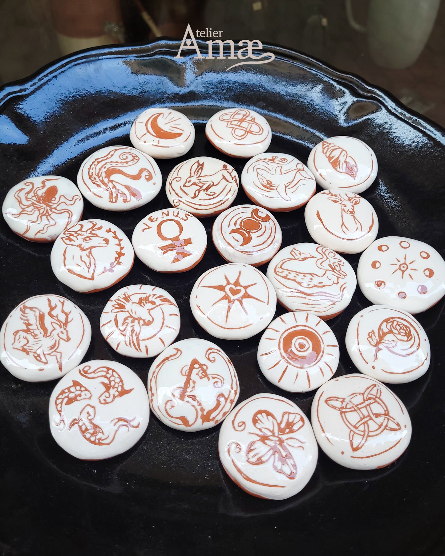 Engraved Talisman Pebbles