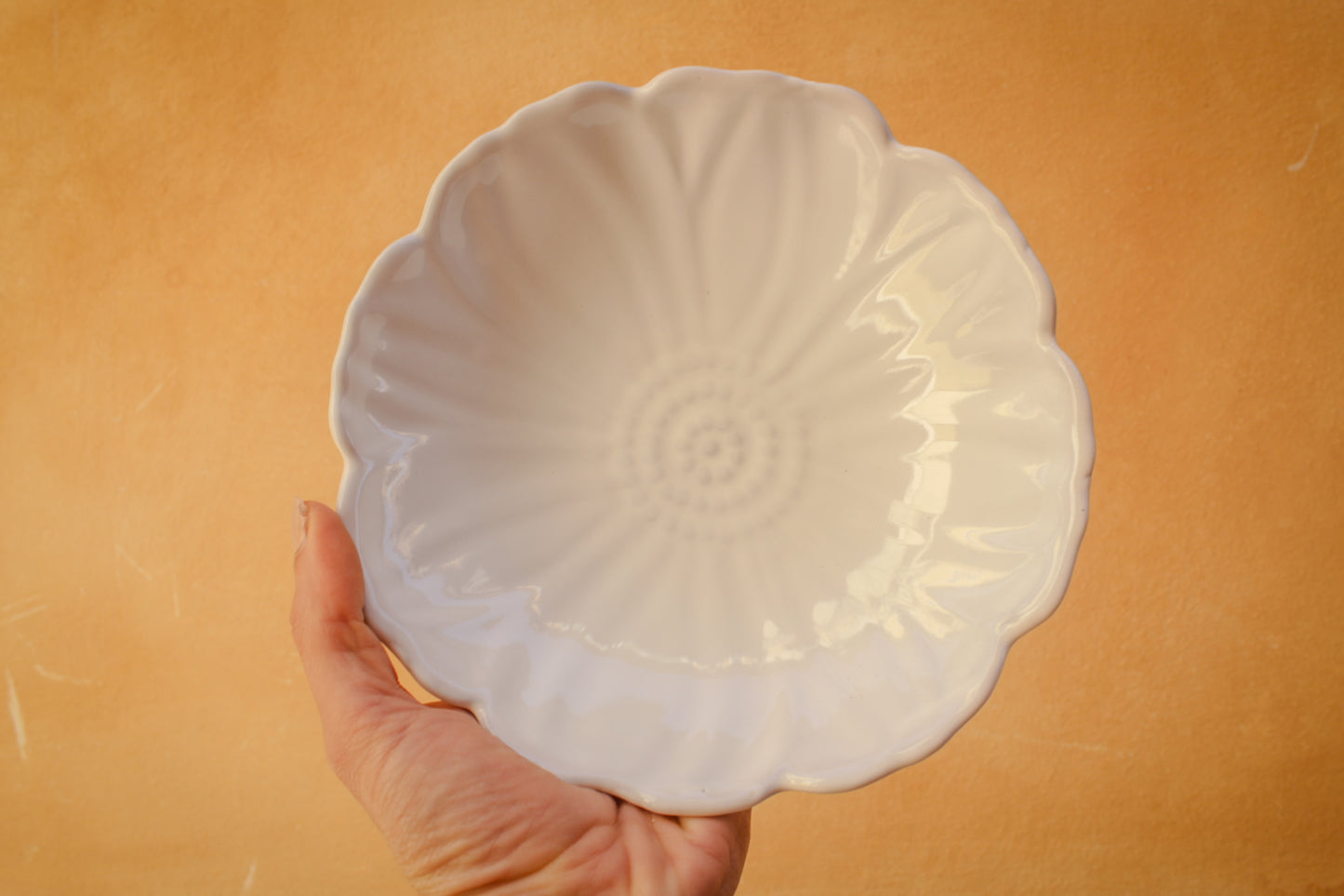 Cuenco en forma de flor de peonía de cerámica hecho a mano, 5 colores, regalo de decoración