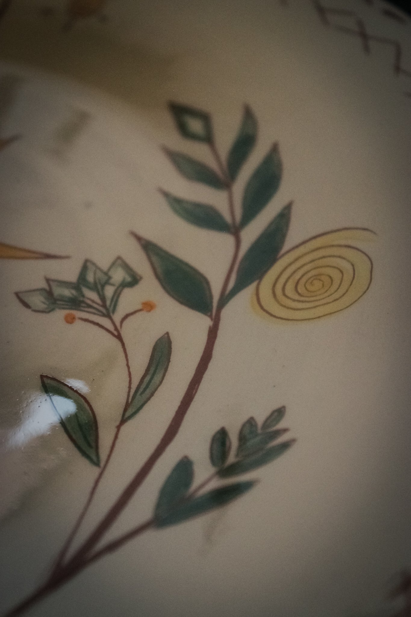 Bandeja grande de ciervo de Imbolc para colgar en la pared