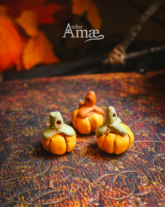 Mini Citrouille pendentif – Le Bal des Citrouilles