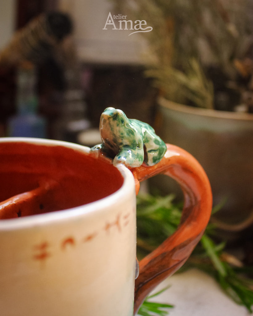 Leaf & Burnet Infuser Mug - Handmade Ceramic