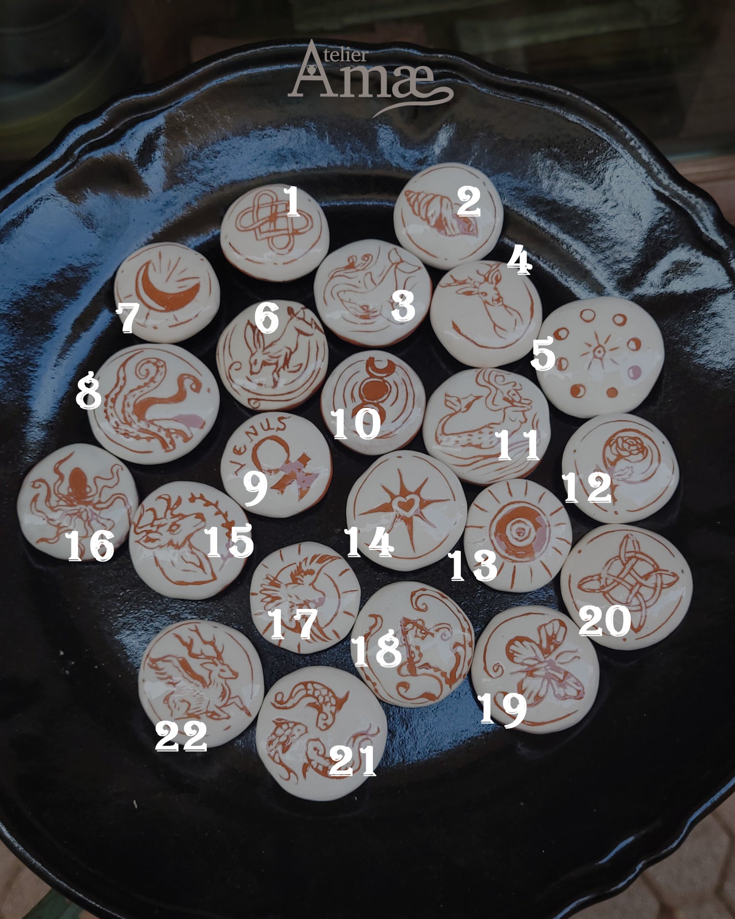 Engraved Talisman Pebbles