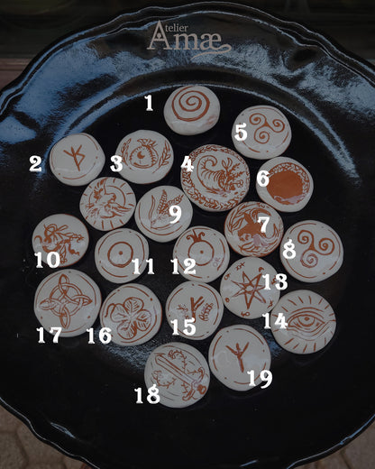 Engraved Talisman Pebbles