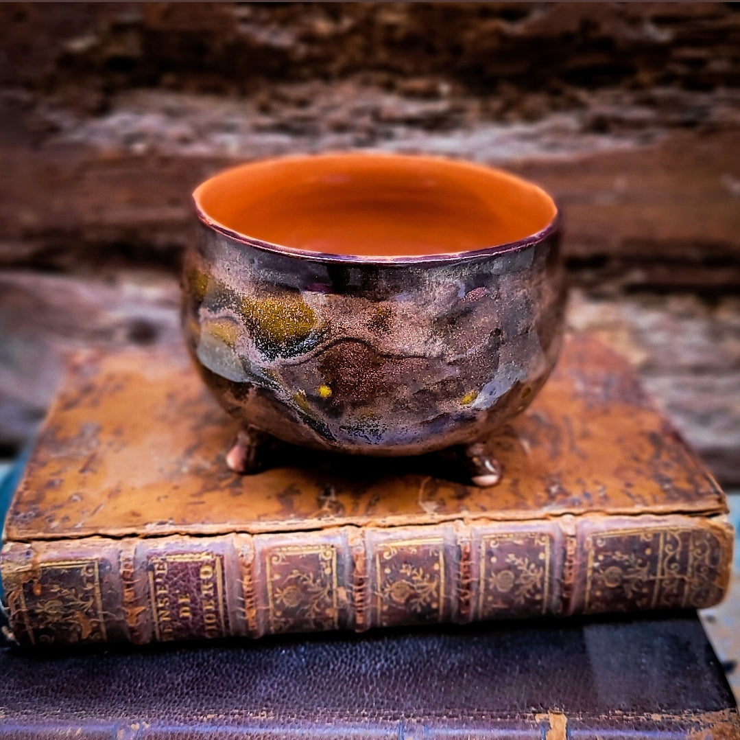 Mini Obscurial Cauldron Ceramic Mug - Handmade and Magical